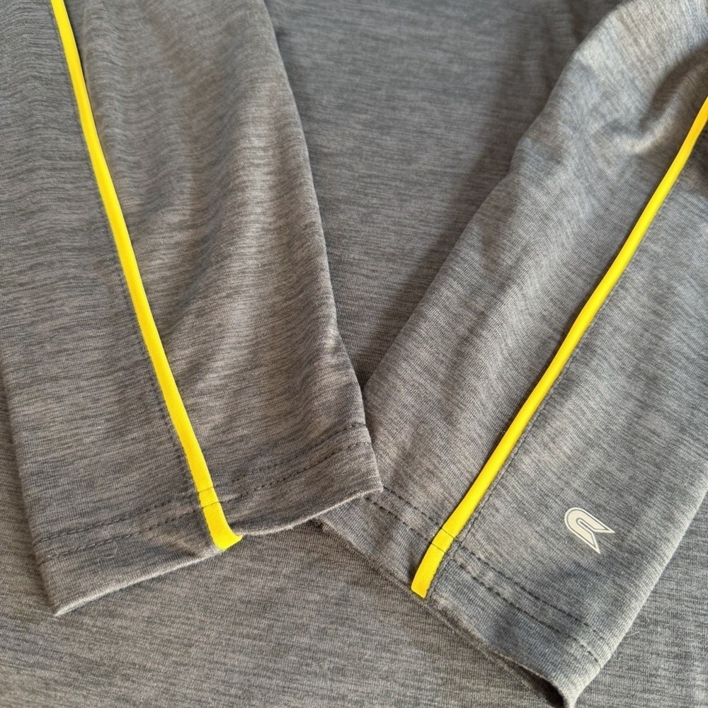 Colosseum Quarter Zip Pullover Mens XL Grey Oregon Ducks Long Sleeve Athletic - Picture 6 of 8